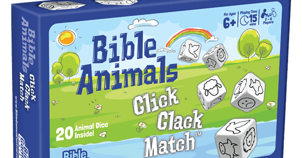 Bible Animals Click Clack Match Dice Game
