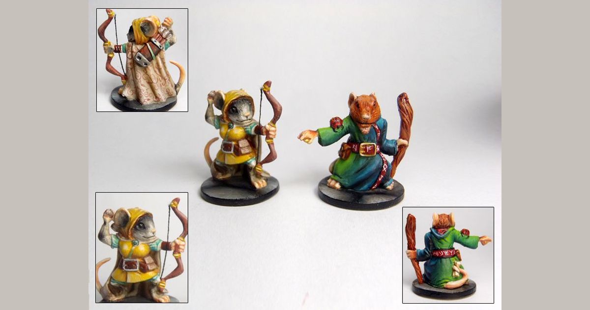 mice and mystics painted figures