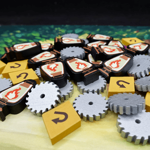 Woodcraft: Meeple Source Upgraded Wooden Resources