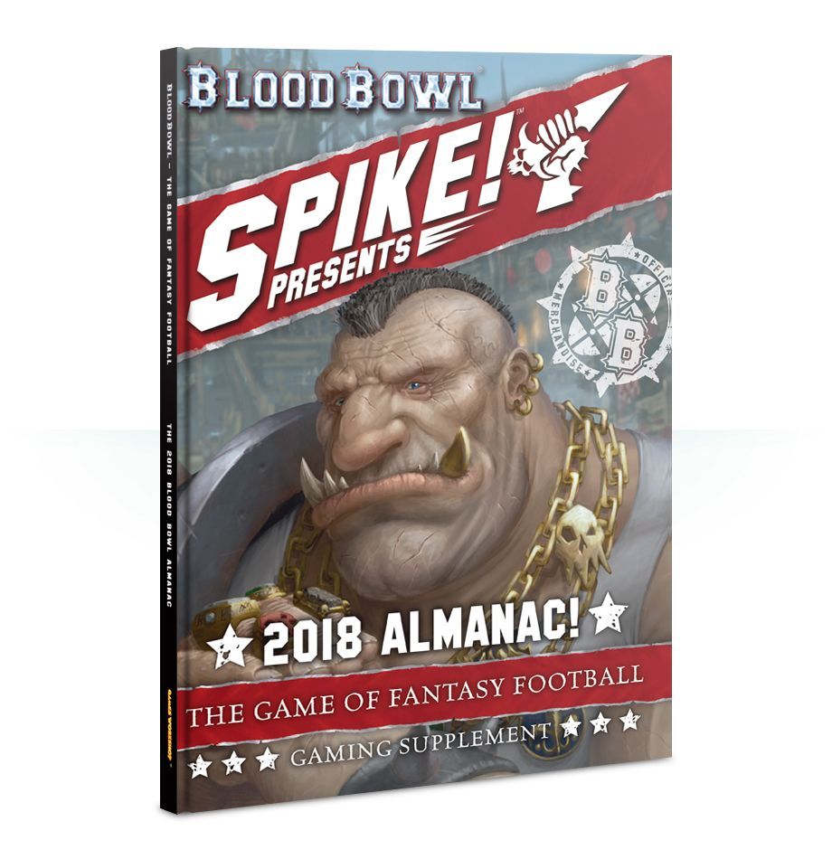 Blood Bowl (2016 edition): 2018 Blood Bowl Almanac cover