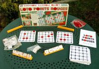 Loto points rouges
