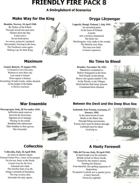 Friendly Fire Pack 8 Board Game Boardgamegeek