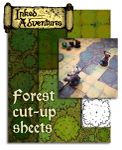 RPG Item: Inked Adventures: Forest Cut-Up Sheets