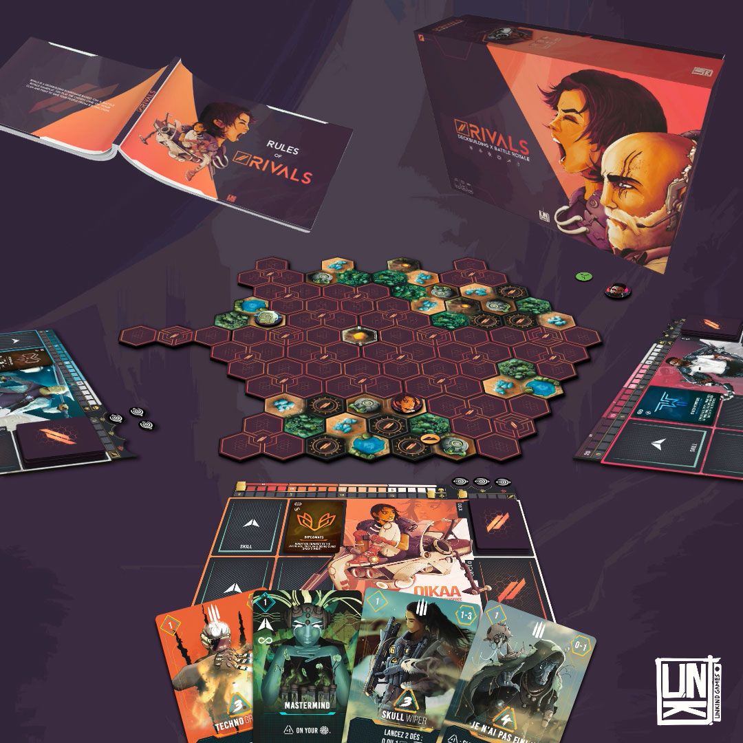 Rivals: the Battle Royale board game with deckbuilding game is coming ...