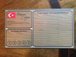 Empires: Age of Discovery – Ottoman Player Board and Gold Figures