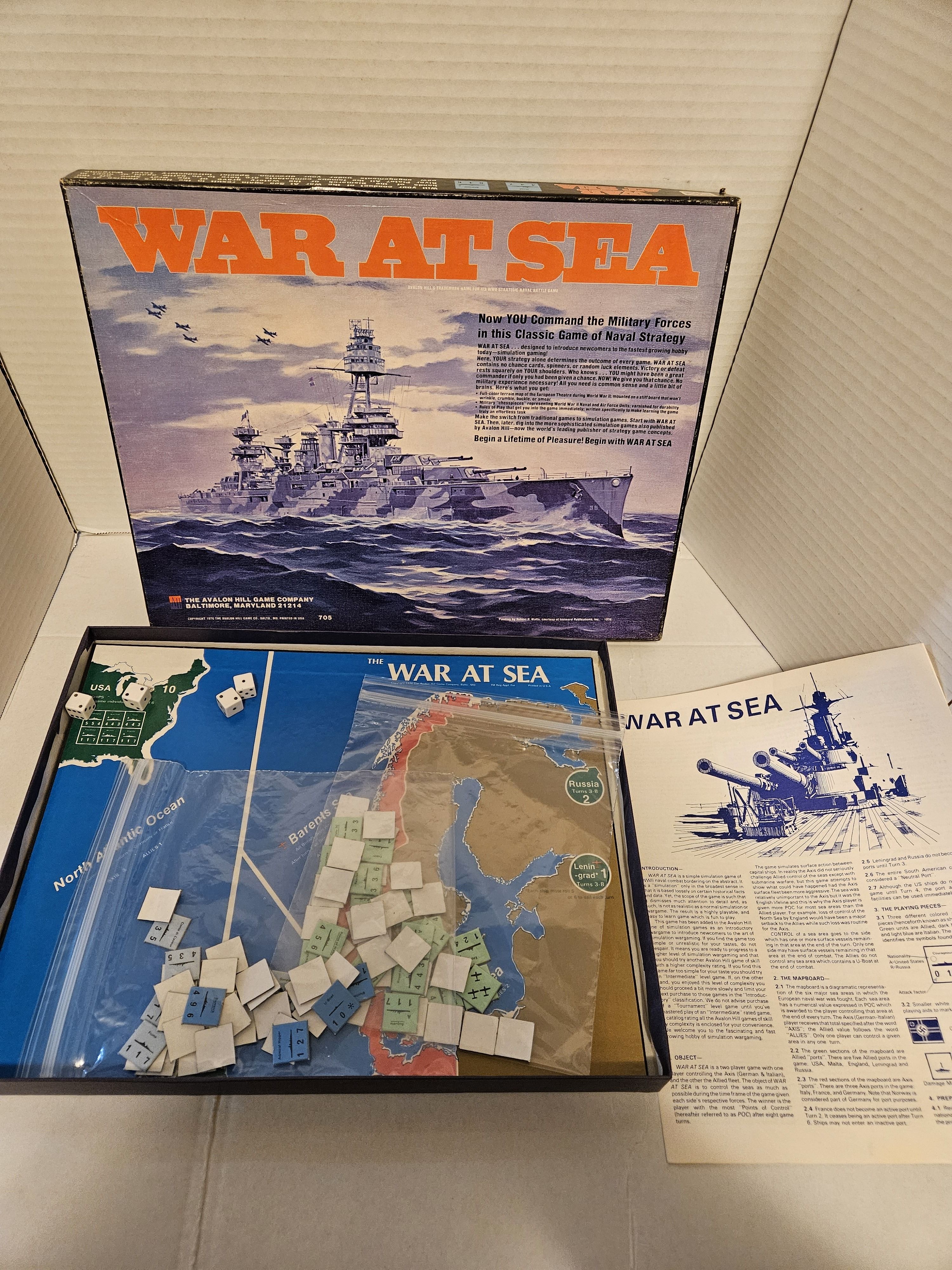 Product Details | War at Sea (Second Edition) | GeekMarket