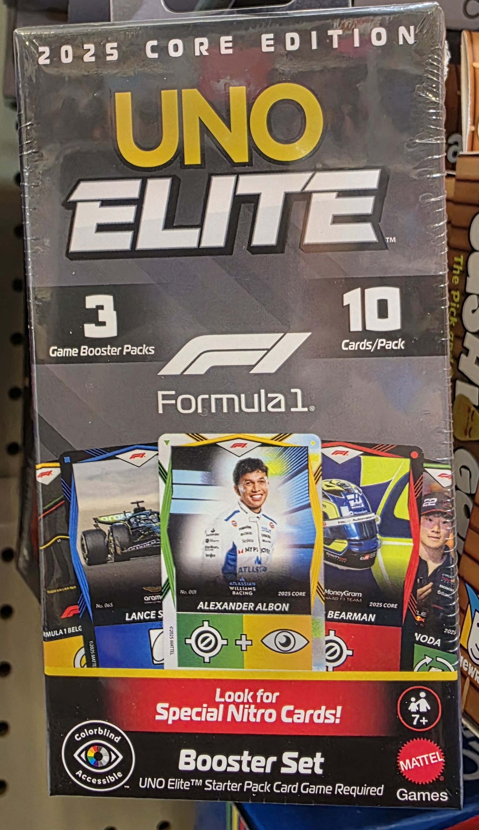 UNO Elite Formula 1: 2025 Core Edition – Booster Set