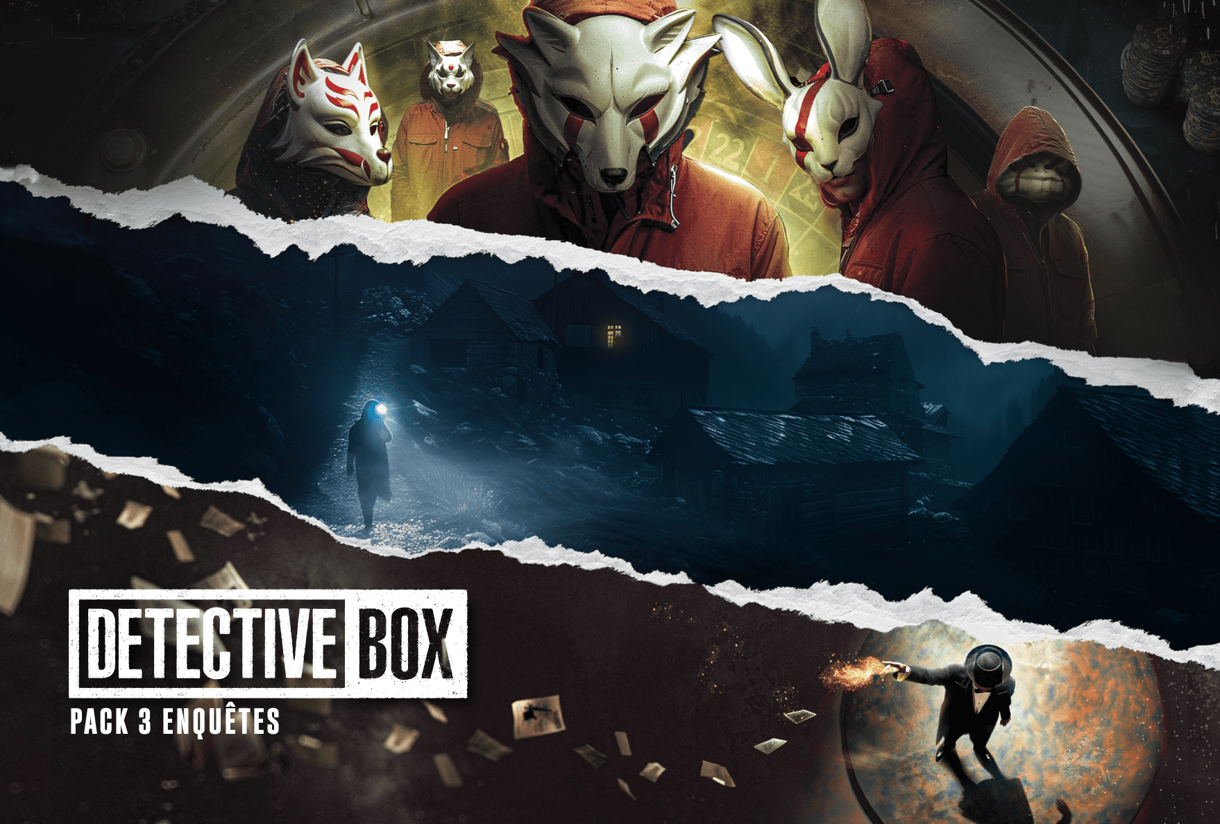 Cover art for Detective Box: Pack 3 Enquêtes