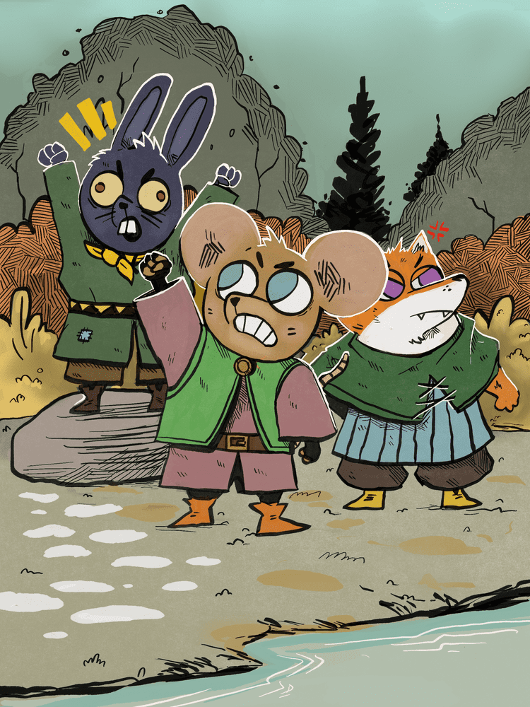 Woodland Alliance! Rise up!!! (Fan art) Root