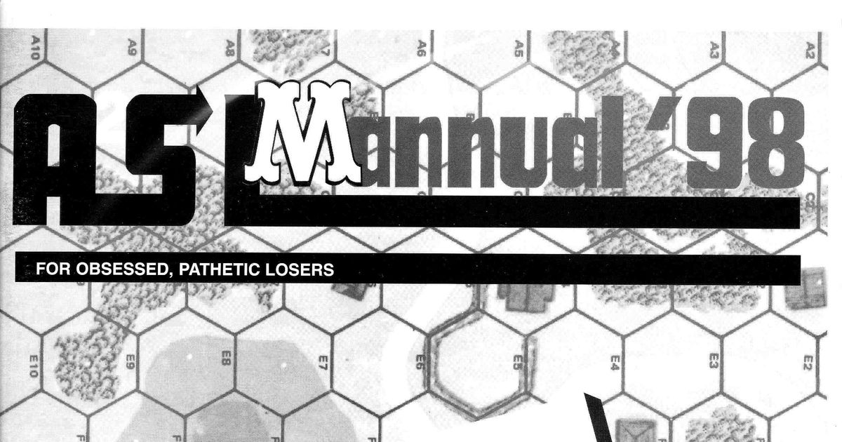 ASL Mannual '98 | Board Game | BoardGameGeek