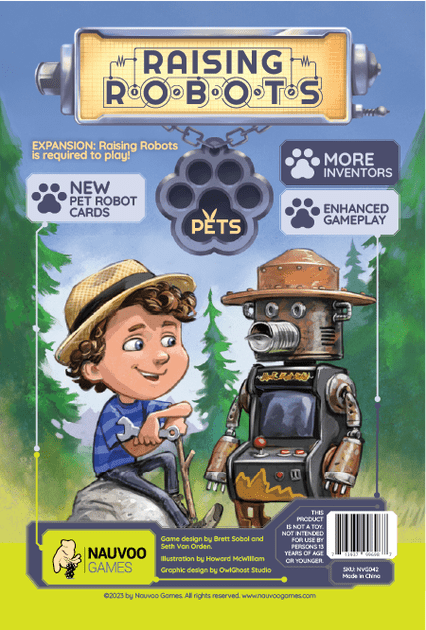 Raising Robots: Pets Inventor Explanation Sheet English Printing 1 ...