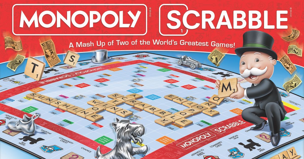 Monopoly Scrabble, Board Game