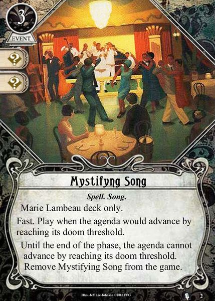 arkham horror card game marie lambeau Preventa When spirits are low Arkham Horror's 2nd Chapter is