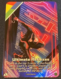 UNO Ultimate: Miles Morales – Ultimate Reflexes Foil Chase Card