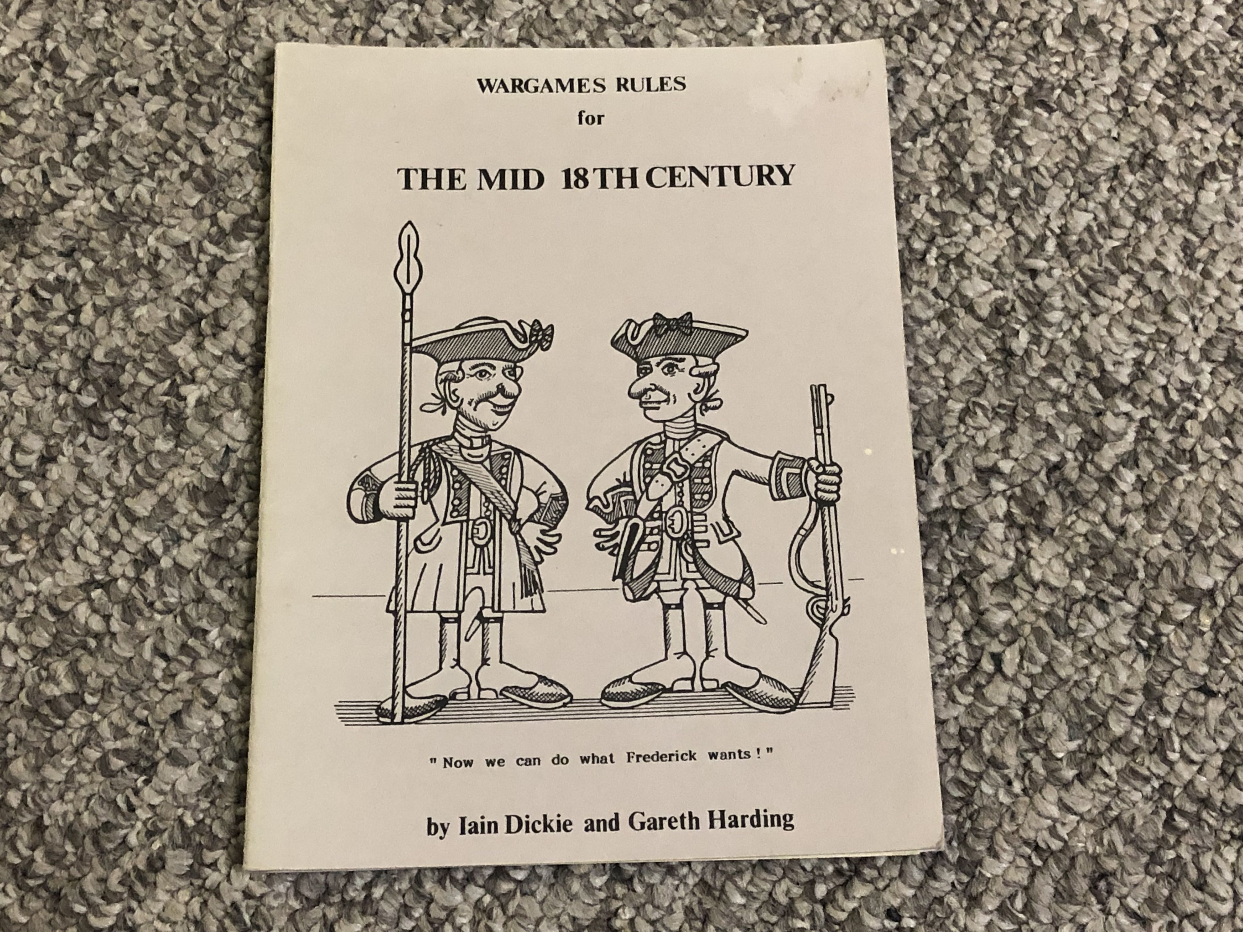 Wargames Rules for the Mid 18th Century