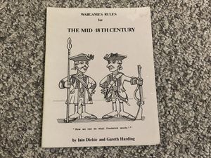 Wargames Rules for the Mid 18th Century
