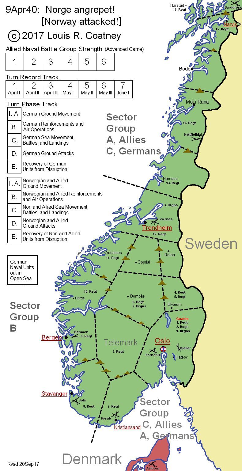 9Apr40:  Norge angrepet! box art