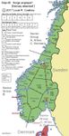 9Apr40: Norge angrepet! map