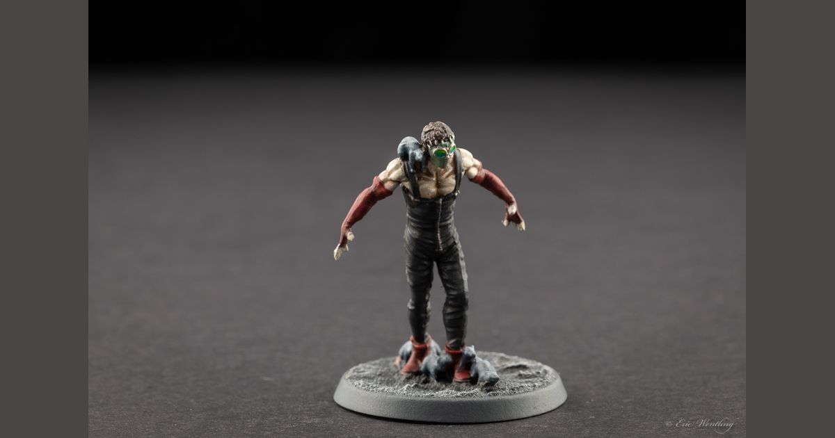 Miniature Man-Bat + Carte - Jeu Batman Gotham City Chronicles - Occasion