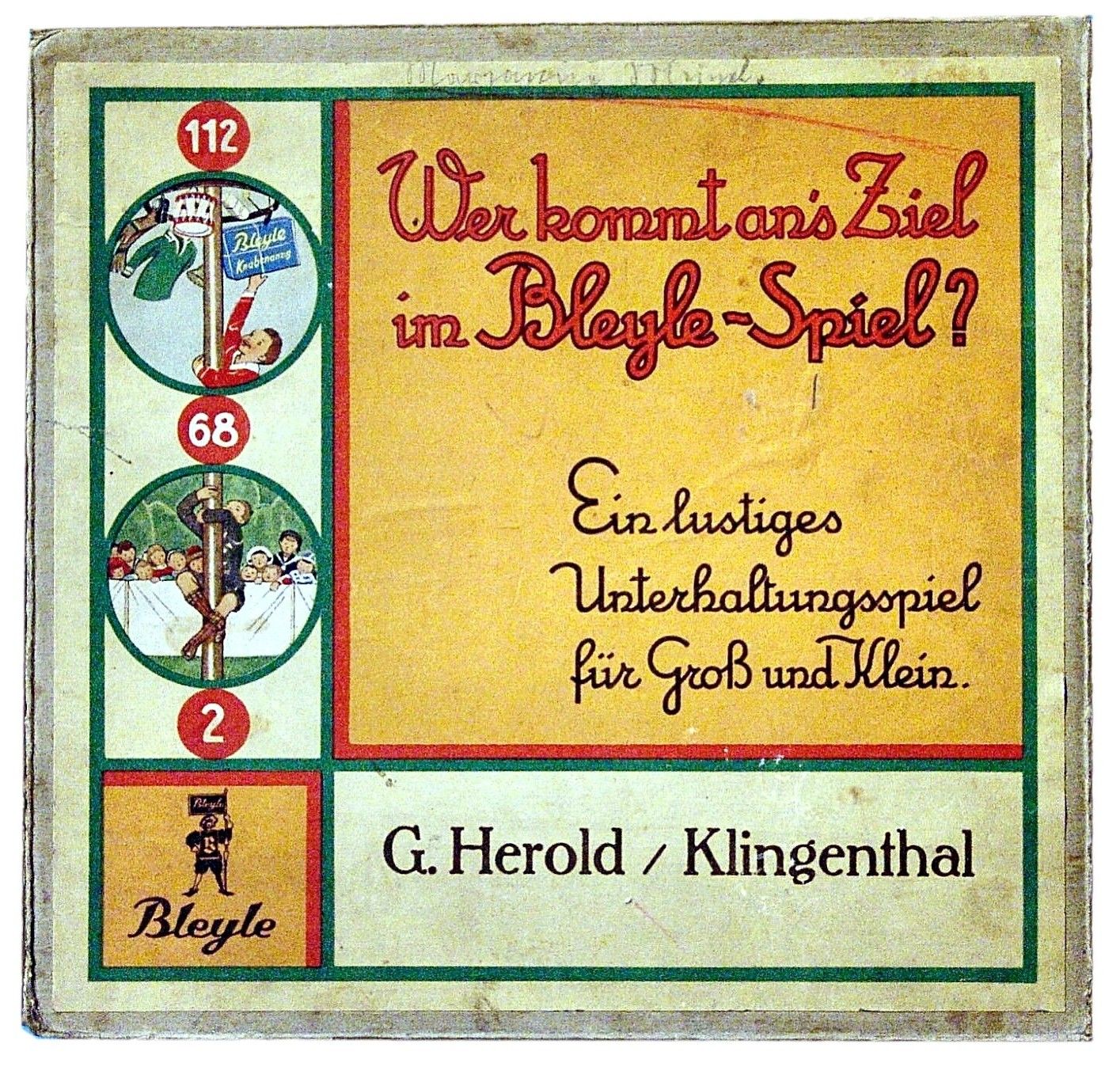Wer kommt an's Ziel im Bleyle Spiel