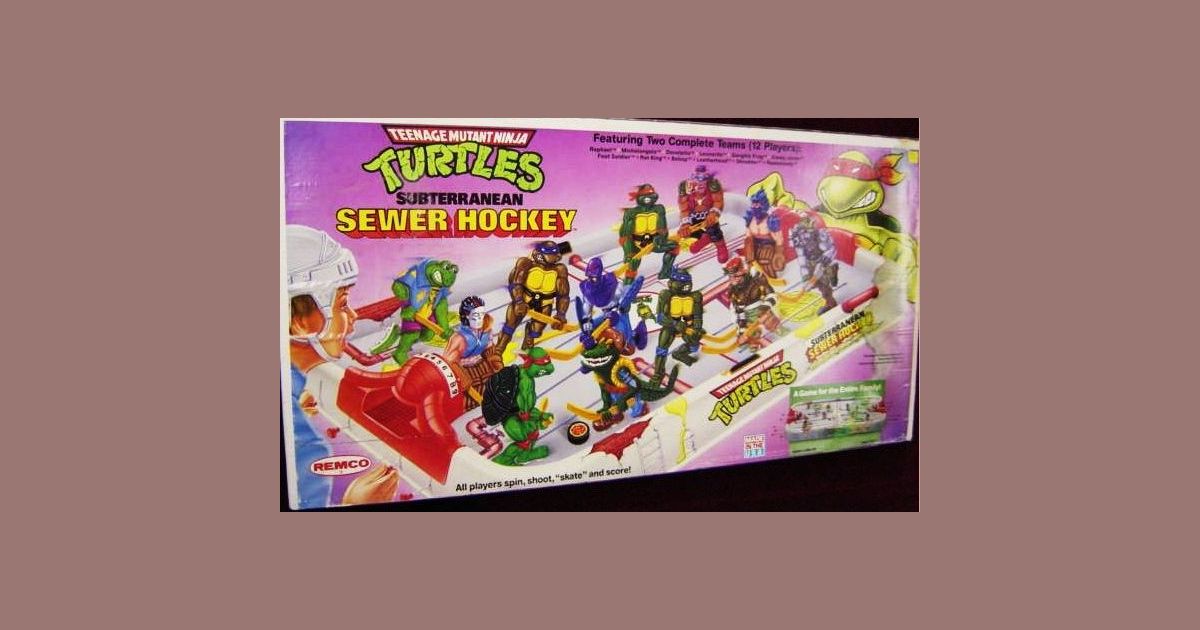 Teenage Mutant Ninja Turtles Subterranean Sewer Hockey Board Game