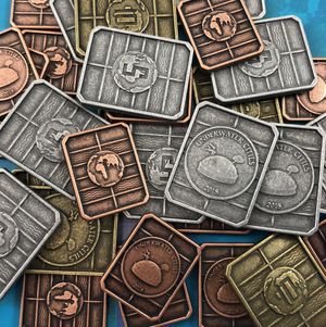Underwater Cities: GeekUp Metal Credit Chips