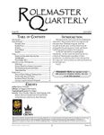 Issue: Rolemaster Quarterly (Issue 6 - June 2007)
