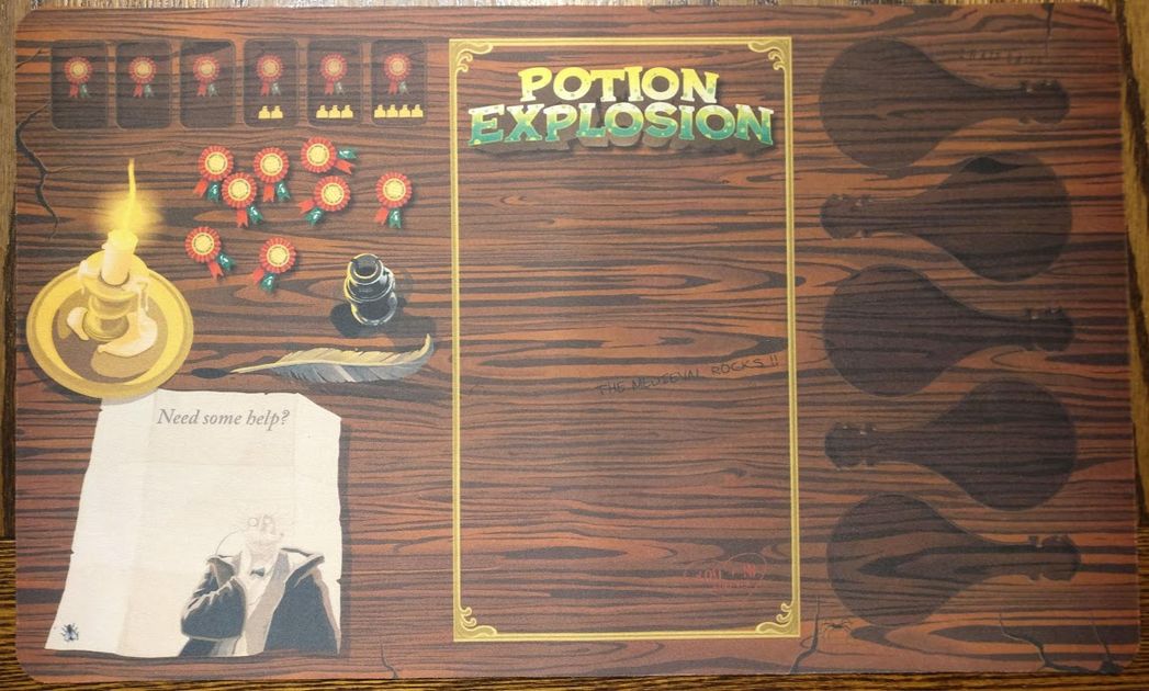 Details about   Potion Explosion Fulminating Serum Kit Playmat plus Tokens Unpunched Near Mint
