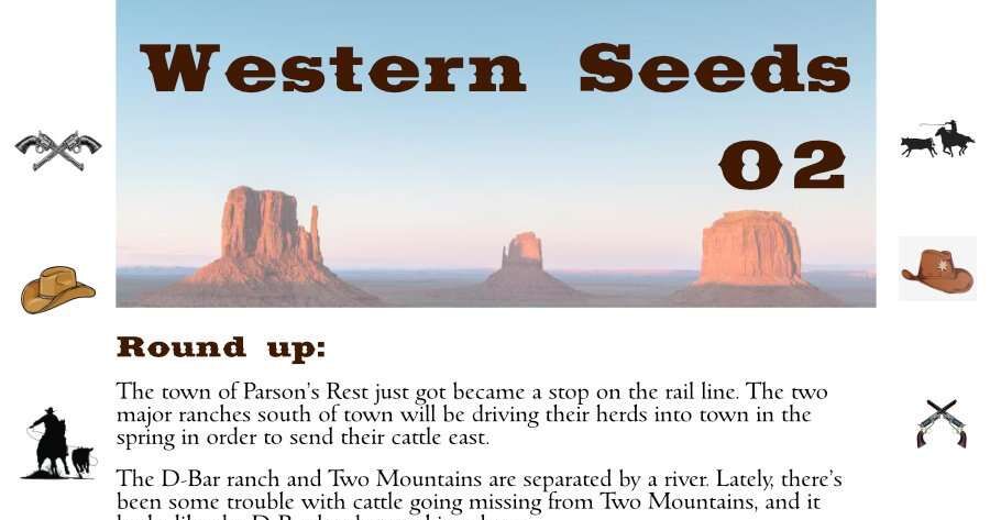 Western Seeds 02 Rpg Item Rpggeek