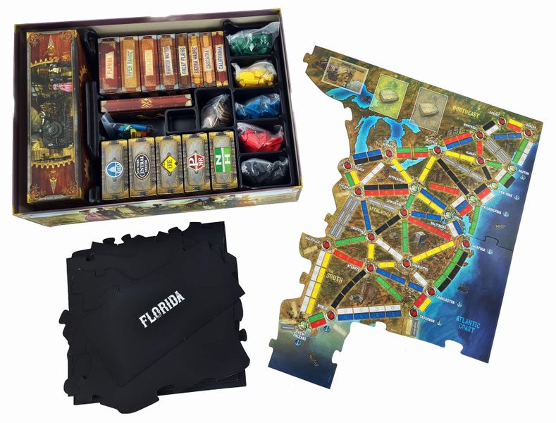 Ticket to Ride Legacy - A legendás nyugat Komponensek