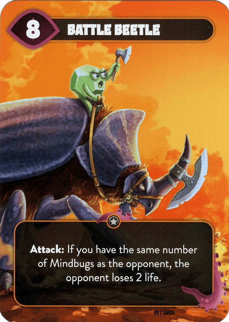Mindbug: Battle Beetle Promo Card cover art