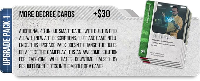 Beyond Humanity: Colonies – Upgrade pack 1