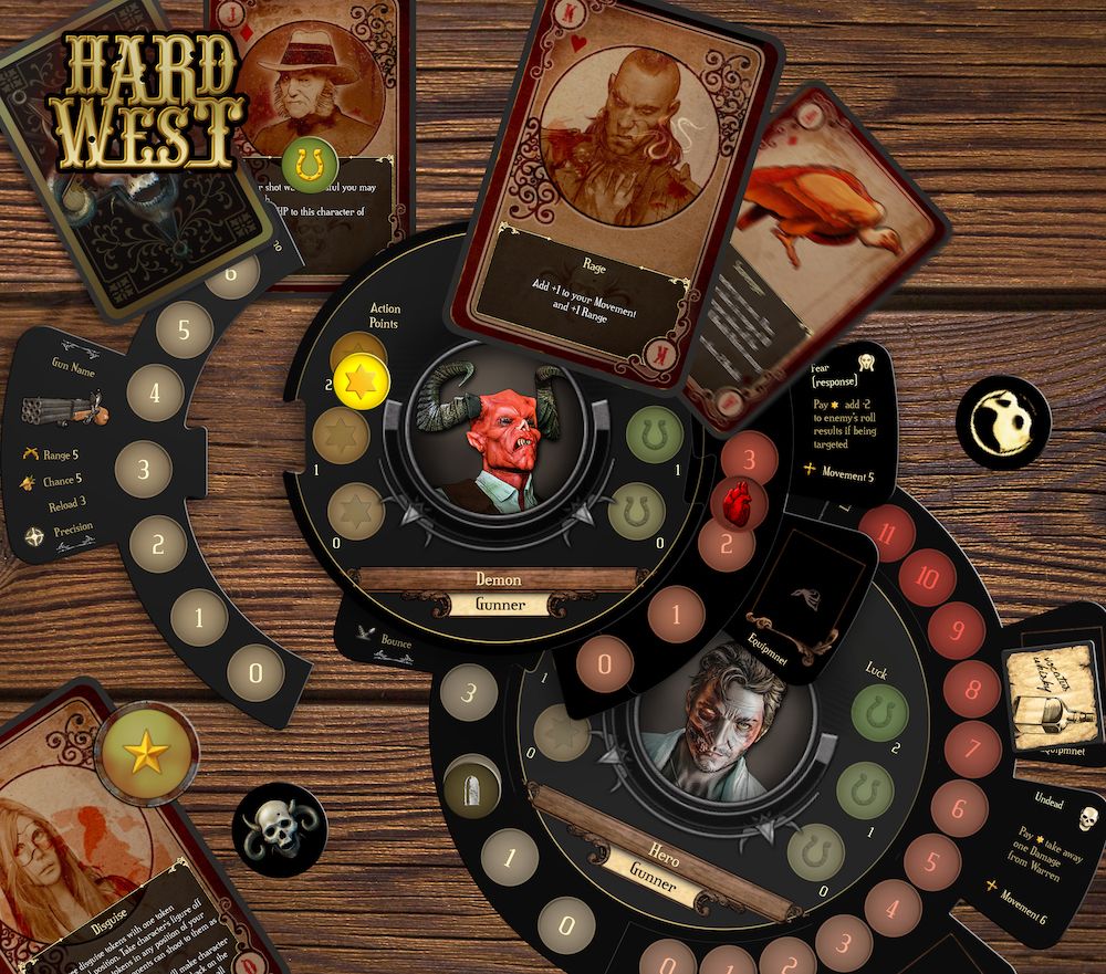 Illustration 3 de Hard West ⏤ The Board Game