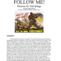 Follow Me!: Mission #3 – Toll Bridge