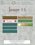 Issue: Rule One (Issue 11 - Winter 2012)