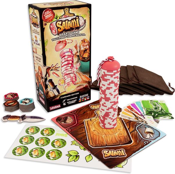 Salami – Game components (US standard edition)