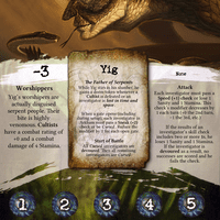Arkham Horror: Yig Promo Card