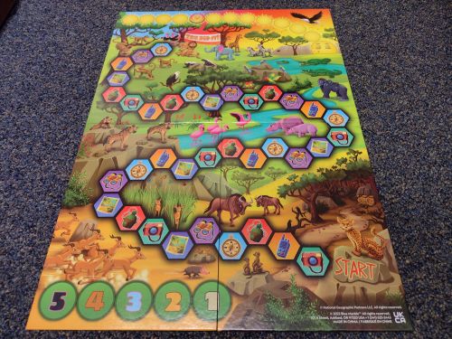  NATIONAL GEOGRAPHIC My First Safari Board Game for