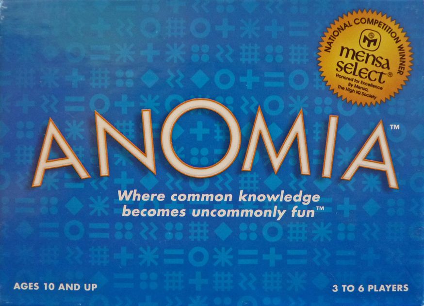 Book cover of Anomia
