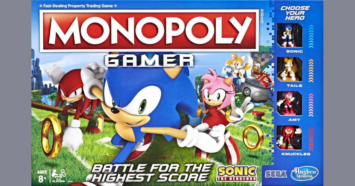 Monopoly Sonic Gamer 