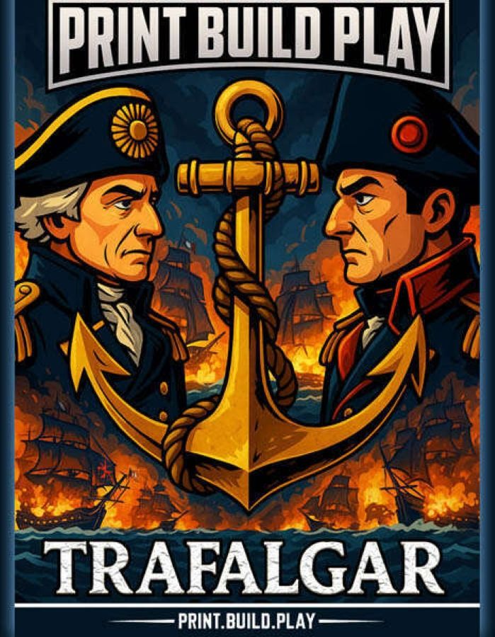 Cover art for Print Build Play: Trafalgar