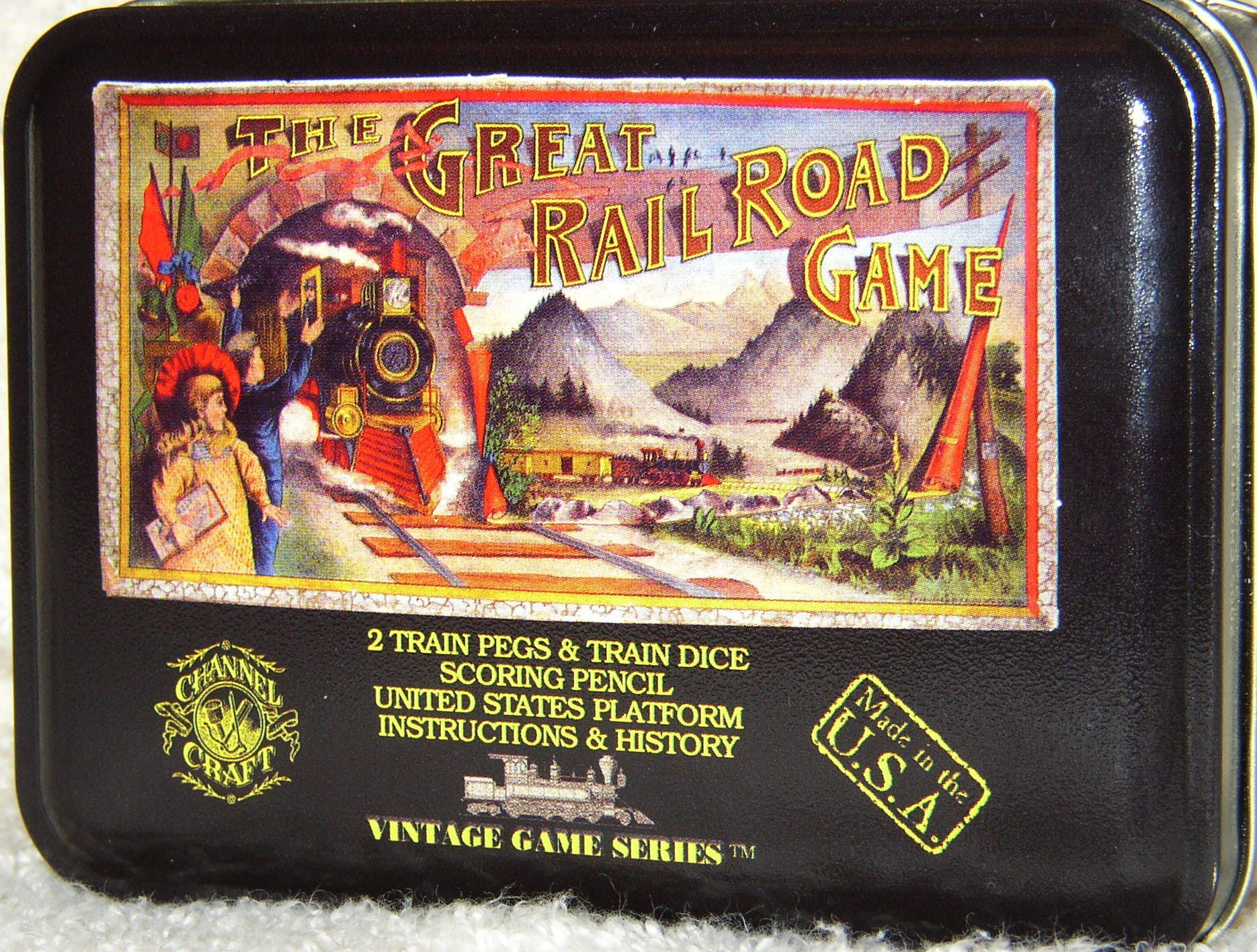 The Great Railroad Game box art