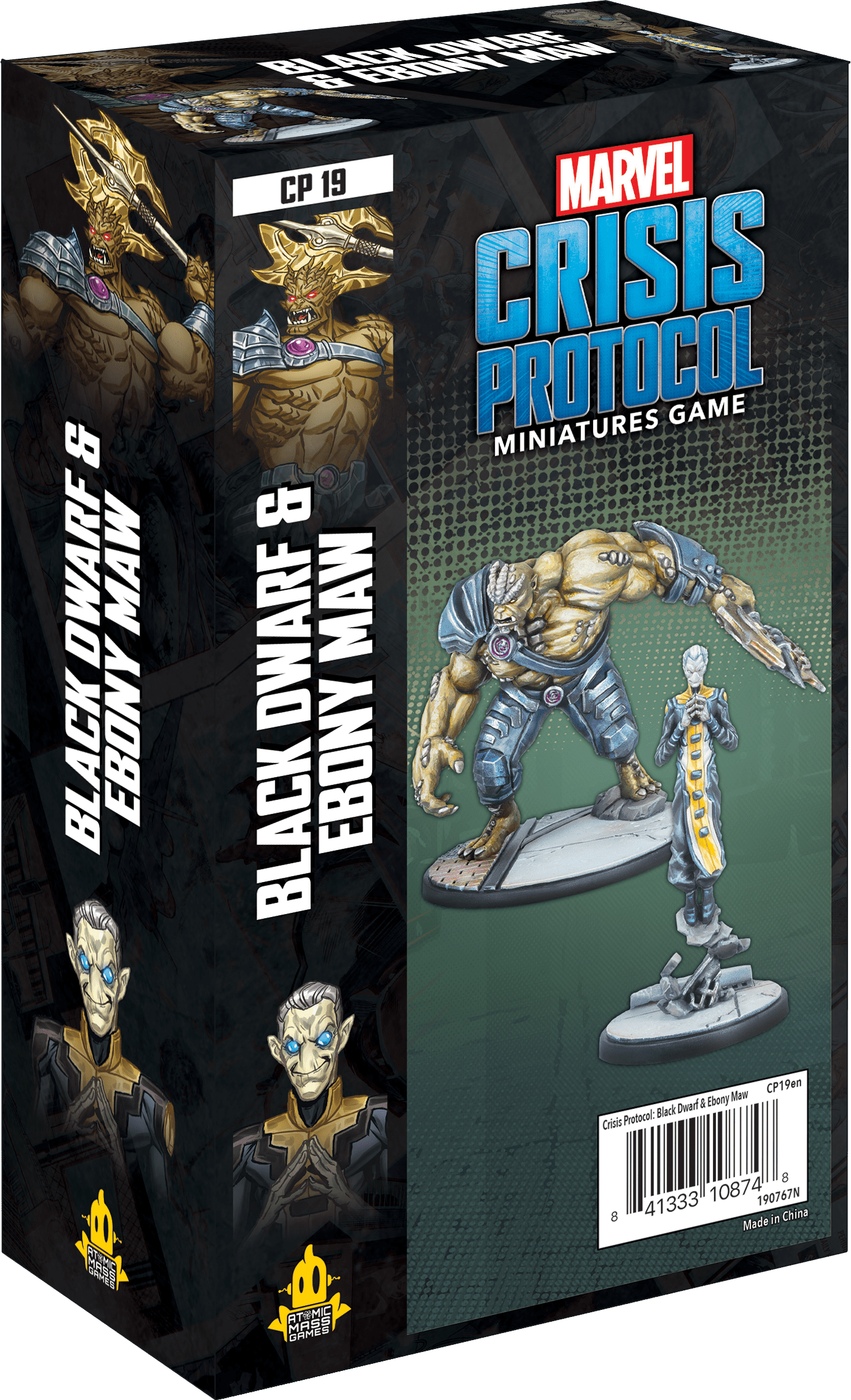 Marvel: Crisis Protocol – Black Dwarf & Ebony Maw cover art