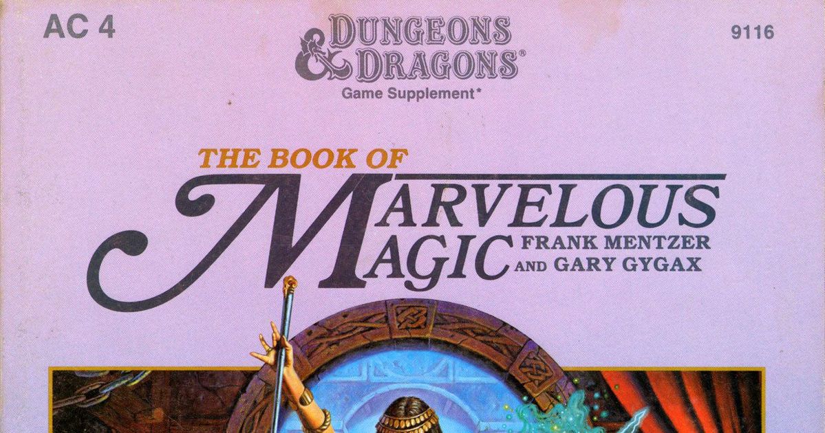 AC4: The Book of Marvelous Magic | RPG Item | RPGGeek