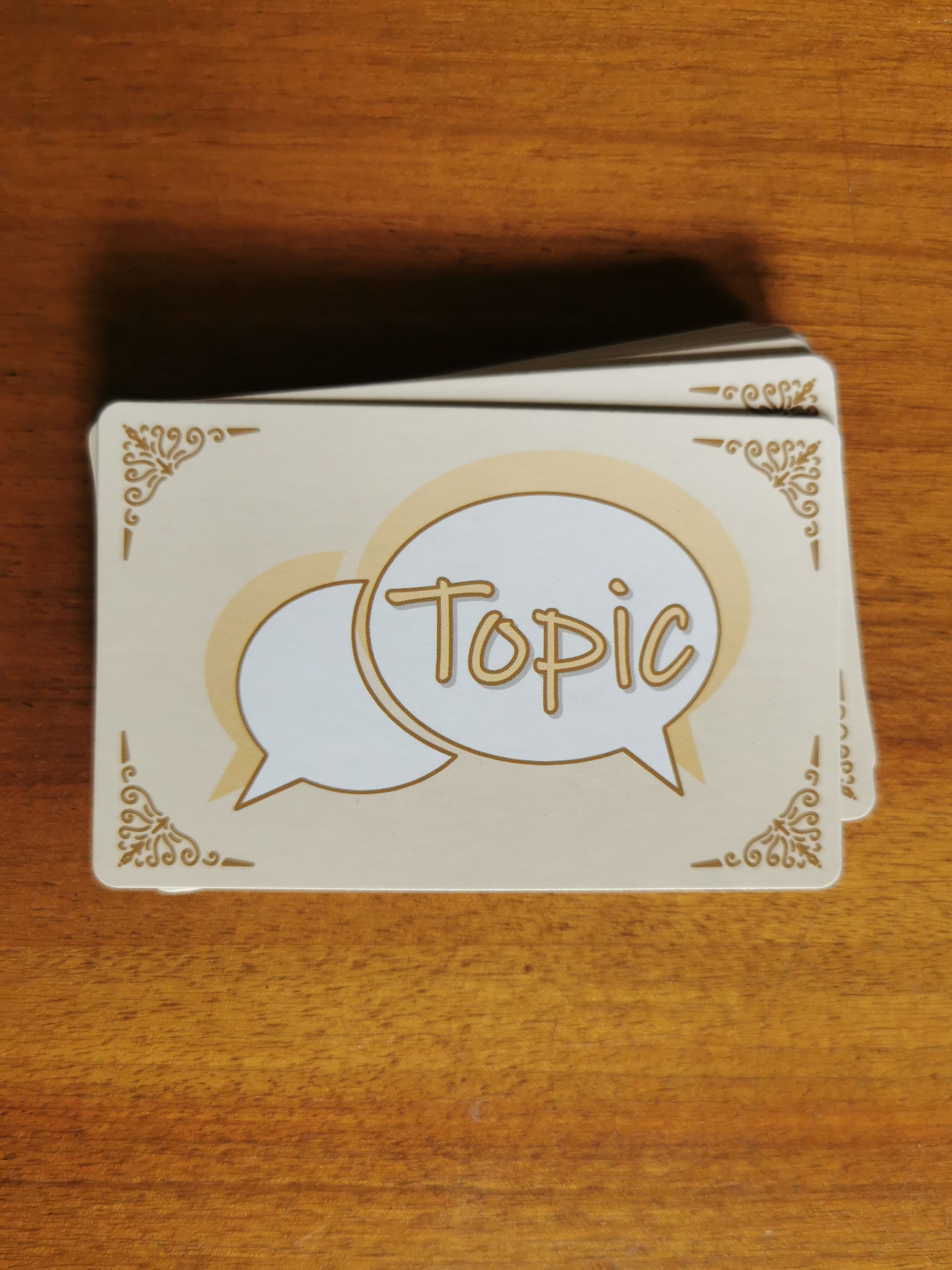 Dinner Party: Topics