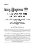 RPG Item: CORS6-03: Shadows of the Dread Spiral
