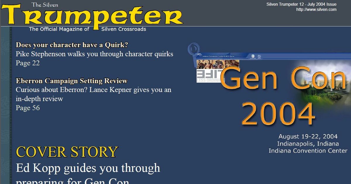 The Silven Trumpeter (Issue 12 - Jul 2004) | Issue | BoardGameGeek