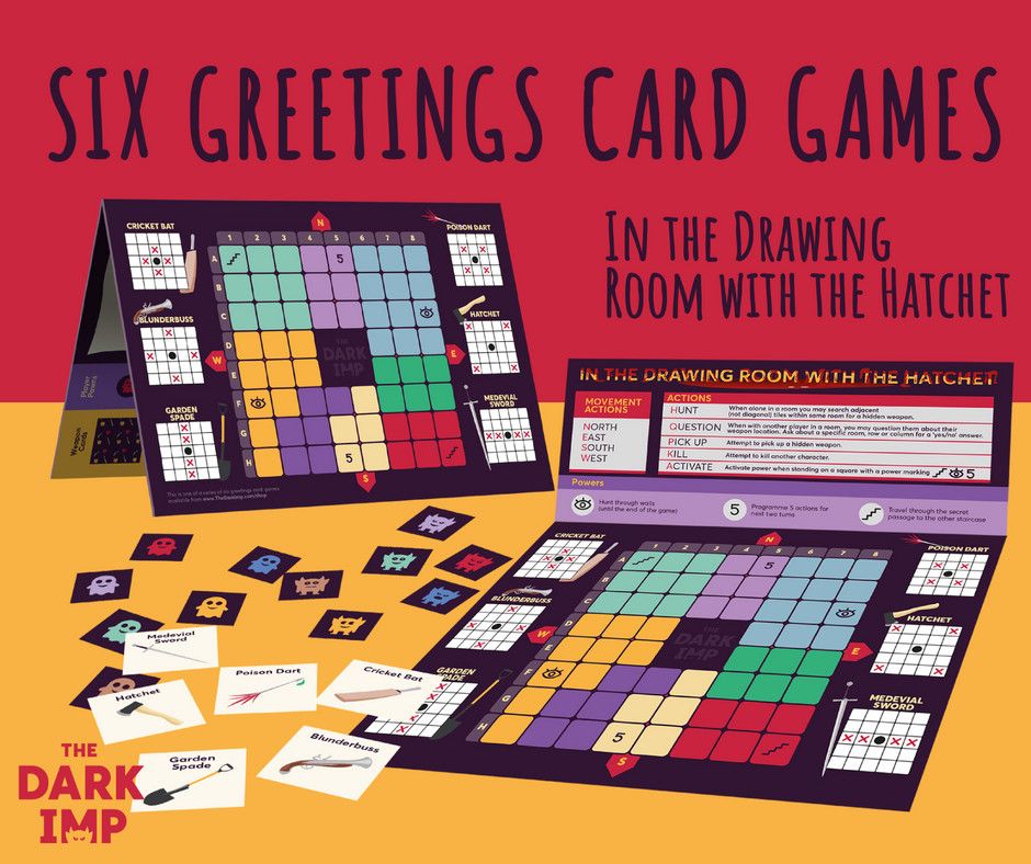 Six Greetings Card Games box art