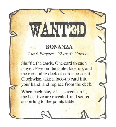 Board Game: Bonanza