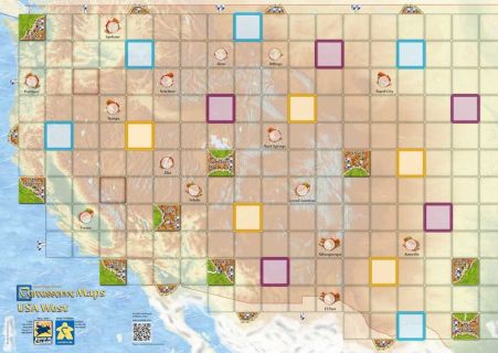 Carcassonne Maps: USA West image